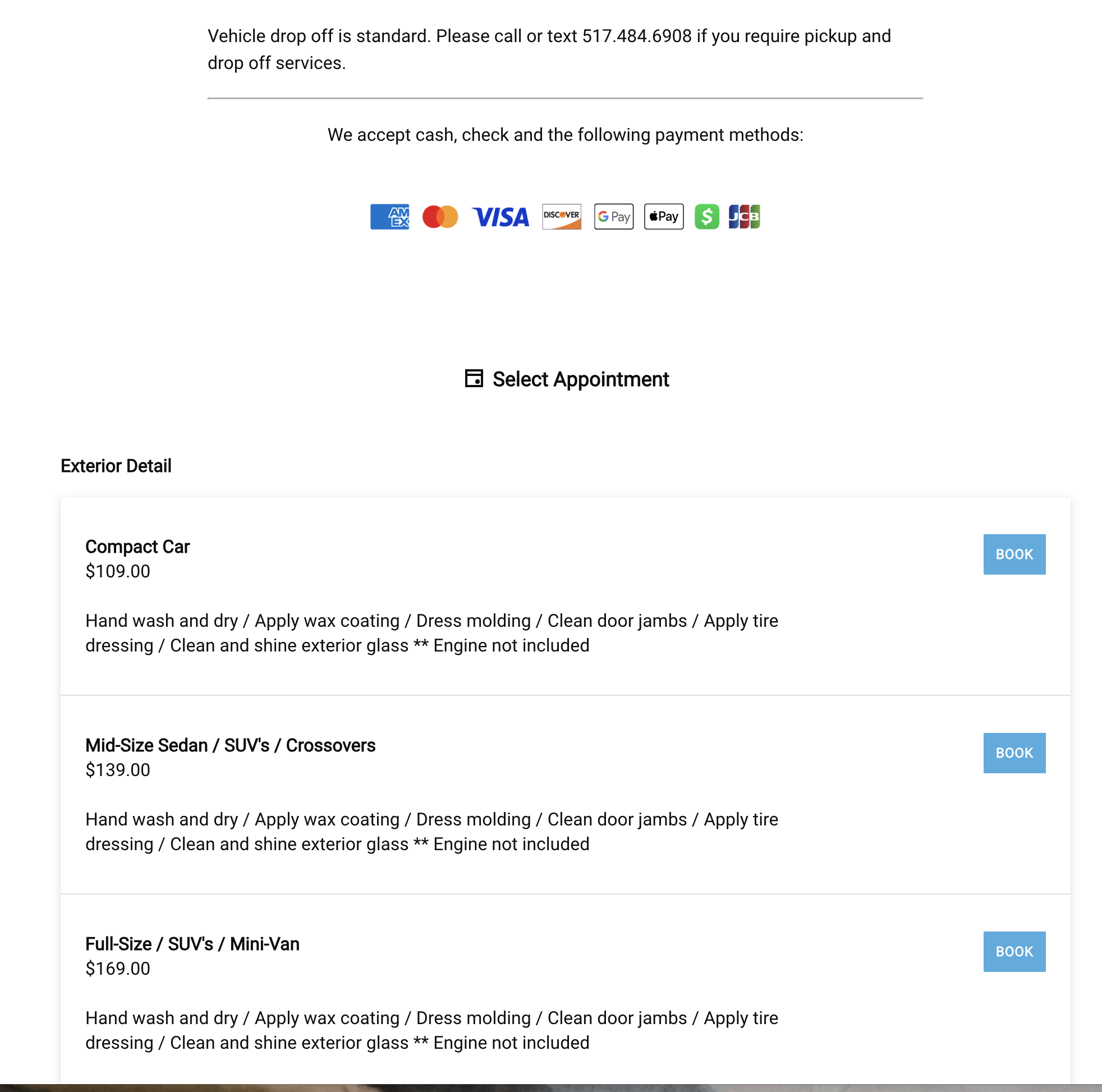 photo of client's webpage