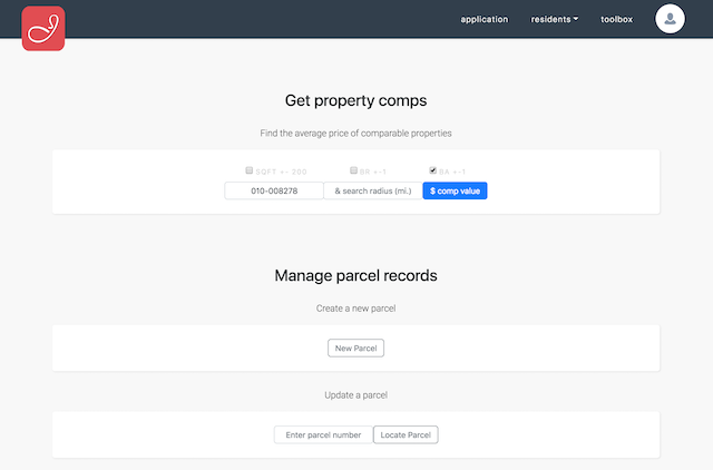 photo of client's webpage
