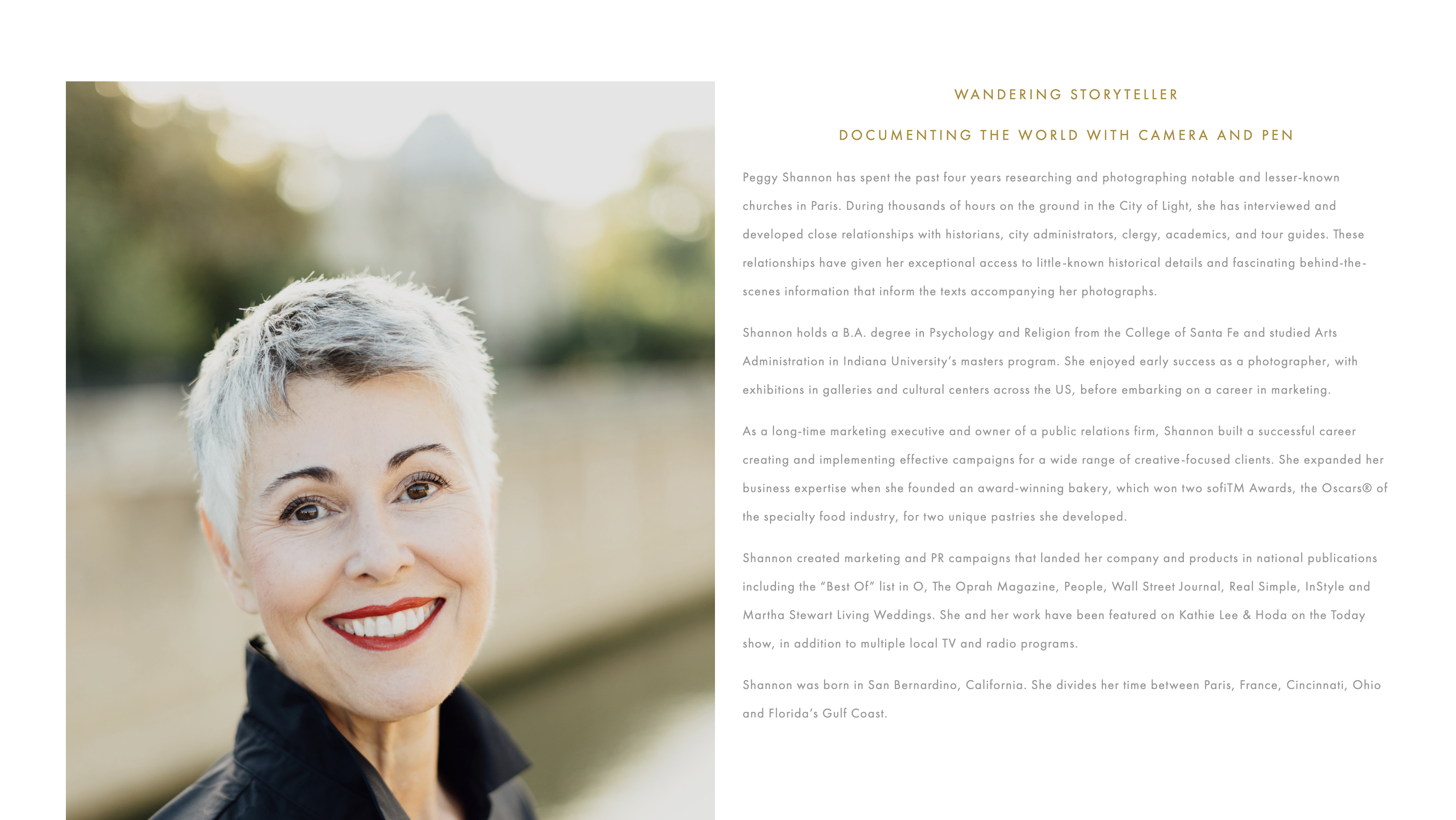 photo of client's webpage